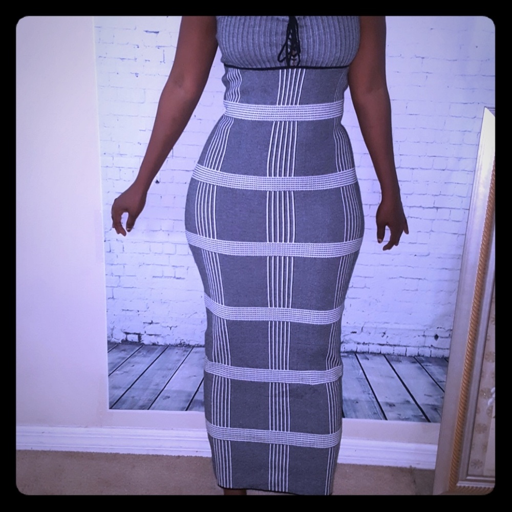 Stripe tube Dress